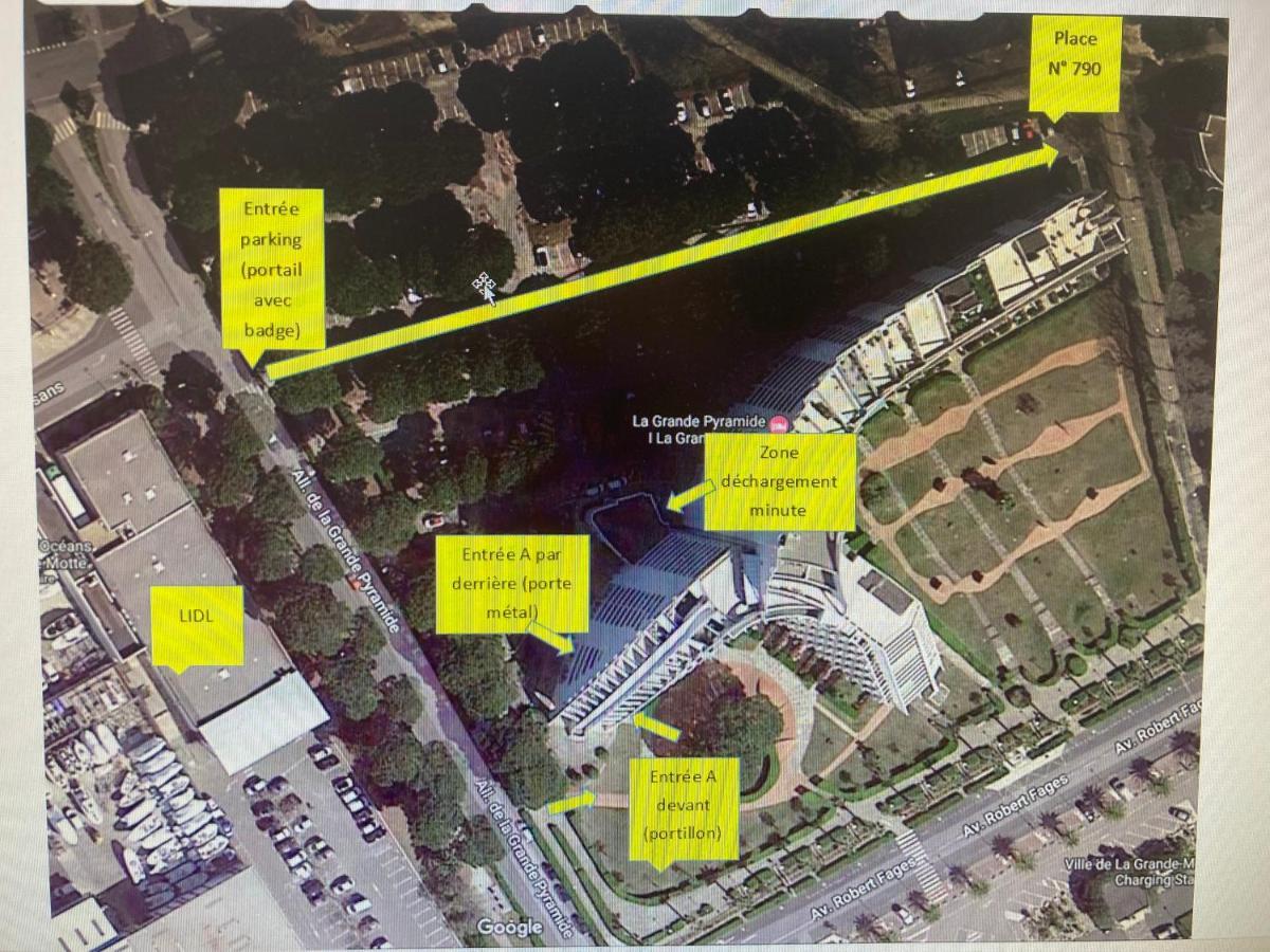 Reve Bleu Residence La Grande Pyramide Vue Port Hyper Centre Wifi Parking Prive Gratuit 外观 照片